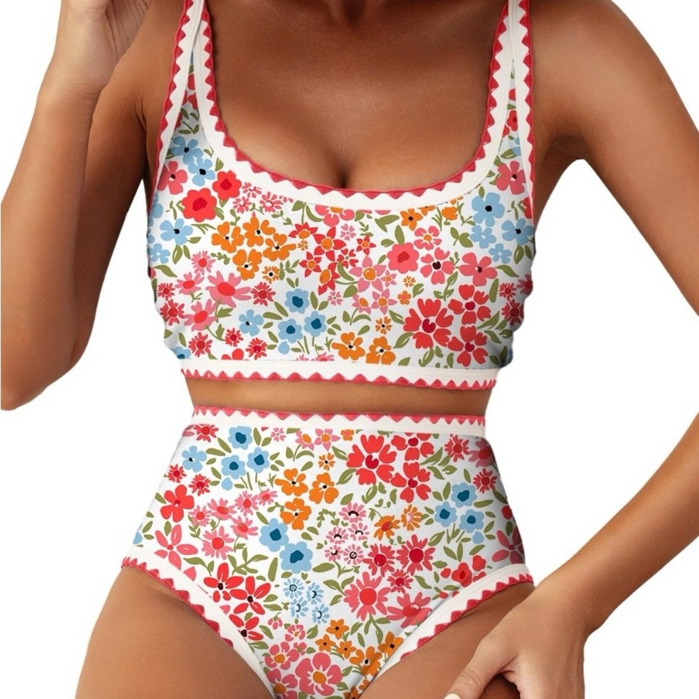 Floral Print Bikini Set